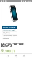 zebra hand computer and scanner tc510k picture