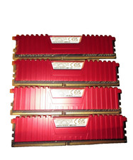 LOT OF 4 Corsair CMK64GX4M4A2133C13R Vengeance LPX 64GB (4x16GB) DDR4-2133MHz picture