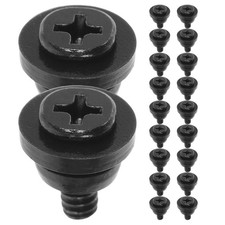 Black Iron Hard Drive Mounting Screws Set with Anti Vibration Buffer for Pc picture