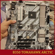 FOR MSI B350 TOMAHAWK ARCTIC DDR4*4 64GB HDMI VGA DVI-D Ｍotherboard Test OK picture