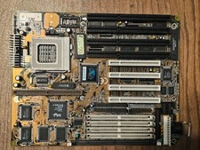 Vintage Retro Gaming Clean Soyo SY-5VA Motherboard SOcket 7 PCI ISA Intel/AMD picture