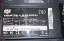 EVGA Power Supply 100-BR-0700-K1 700 BR 700W 80+BRONZE 12V PCI Express 120mm Lon picture