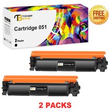 2 Pack CRG-051 Toner Cartridge For Canon ImageCLASS LBP162dw MF264dw Printer picture