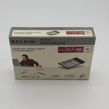 Belkin F5D7010 (722868455630) Wireless G Notebook Card Brand New Sealed picture