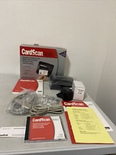 Open Box Vintage Card Scan Executive 500 Business Card Reader Scanner Portable picture