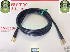TIMES Microwave® LMR195 1-30' RF Pigtail Cable RP-SMA Male to Male MADE IN USA picture