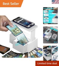 Effortless MTG Card Scanning: Sloped Tray Stand for Sleeved & Unsleeved Cards picture