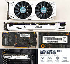 ASUS Dual NVIDIA GeForce GTX 1070 8GB GDDR5 Fan Heatsink Multi-Monitor picture