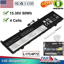 ✅L17C4P72 Battery for Lenovo ThinkPad X1 Extreme 1st/2nd ThinkPad P1 1st/2nd Gen picture