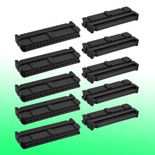 10 Pcs 34 Position Female IDC Socket Flat Ribbon Cable Connector Black picture
