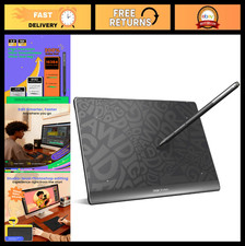 6x4 Inch Drawing Tablet, 16384 Levels Pressure Sensitivity, Battery-Free Stylus picture