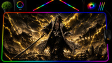 Bleach TYBW RGB XXL Mouse Pad Ichigo Bankai Anime Gaming Desk Mat LED picture