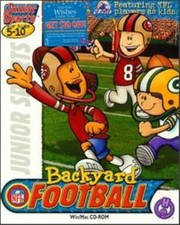 Backyard Football 1 PC MAC CD quarterback NFL manage teams players sports game picture