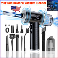 Cordless Handheld Vacuum Cleaner & Air Blower 2 in 1 Portable Wireless Car Home picture