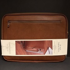 Threshold Tech Laptop Storage Pouch  Faux Leather  Zip 1.5