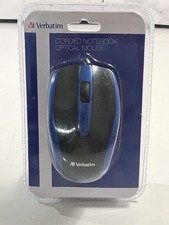 Verbatim Corded Notebook Optical Mouse - Blue 99743 picture