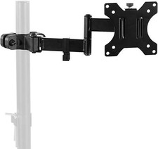 Steel Universal Full Motion Pole Mount Monitor Arm with Removable 75Mm and 100Mm picture