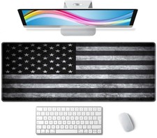 Large American Flag Desk Mat Pad - XL Gaming Mouse Pad & Keyboard Mat 31.5