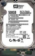 Western Digital WD5000BMVU-11A08S0 USB 2.0 500GB DCM: HHCVJHBB WXN20 picture