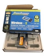 Linksys WPC54GS Wireless-G Notebook Adapter SpeedBooster PCMCIA Card picture