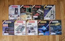 LOT OF 9 Nibble Magazines Apple II 1989 picture