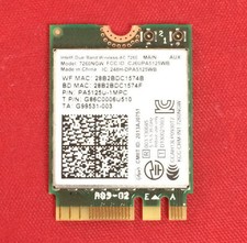 ORIGINAL INTEL DUAL BAND WIRELESS-AC 7260 WIFI CARD PA5125U-1MPC picture