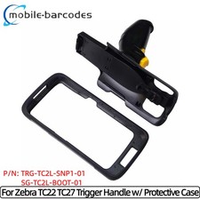 Trigger Handle w/ Protective Case for Zebra TC22 TC27 Scanners, TRG-TC2L-SNP1-01 picture