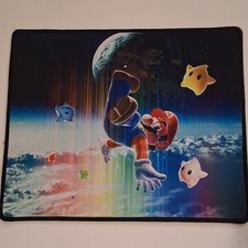 Super  Mario Galaxy Mouse Pad  10X12 pad with Lumas Cosmic backdrop picture