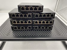 Lot of 7 NETGEAR GS305v3 5-Port Gigabit Ethernet Unmanaged Switch picture