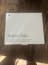 VINTAGE Apple Macintosh 1991 System Disks Full Mac picture