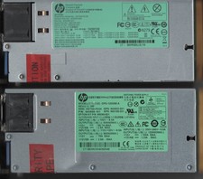 Lot of 2 HP 1200W Common Slot Platinum Plus PSU 656364-B21 660185-001 HSTNS picture
