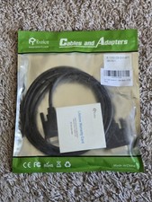 Lot of 4 Rankie 6ft DVI Cables Male to Male Black R-1350-CB-DVI-6FT New picture