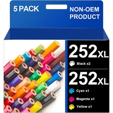 T252XL 252XL Ink Cartridges For Epson WorkForce WF-3640 WF-7710 WF-7620 WF-7720 picture
