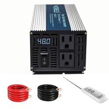 WZRELB 600W Pure Sine Wave Inverter 36V DC to 110V 120V for , RV, Truck, Camping picture