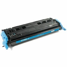 2 x Cyan Color Toner  For HP LaserJet 1600 2600 2600n 2605 2605dtn Q6001A 124A picture