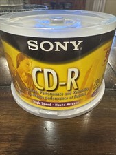 New SONY CD-R High Speed 1x-48x 50 Pack 700 MB 80 Min Recordable picture
