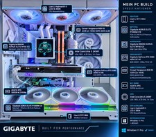 Lian Li O11 Desktop PC White | Gigabyte B860M | Gigabyte Aero RTX 5060 8GB | RAM picture