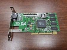ATI AMC VER. Graphics Card 2.0 PN 109-52800-01 ATI 3d Rage 8mb AGP USED picture
