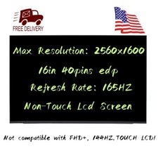 5D11H29621 For Lenovo 16.0 WQXGA 165Hz 40pin LED Display Screen 82UG0002US New picture
