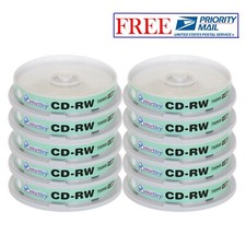 100 Pack Smartbuy CD-RW 1-12X 700MB/80Min High Speed Logo Rewritable Blank Disc picture
