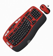 Logitech MK550 Comfort Wave K350 Wireless Ergonomic Keyboard M510 Combo picture