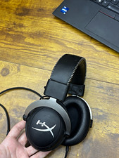 HyperX Cloud Over-Ear Wired Gaming Headset 3.5mm On-Cable Mic Black/Silver picture