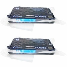 2PK Genuine Epson 802 Cyan Ink Cartridge WF4720 WF4730 WF4734 WF4740  picture