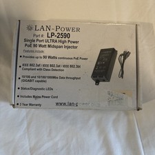 LAN-power Lp-2535 Single Port High Power Poe+ 35 Watt Mid span Injector picture
