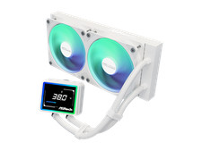 ASRock AIO Challenger White 240 Digital 27mm radiator, 3