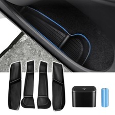 Car Door Side Storage Box and Trash Can for 2020-2024 2025 Tesla Model Y Acce... picture
