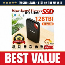 Portable SSD External Solid State Drive USB 3.2 Gen2 Fast Transfer 1TB-128TB picture