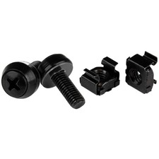 Startech M6 X 12mm - Screws And Cage Nuts - 100 Pack (cabscrewm62b) picture