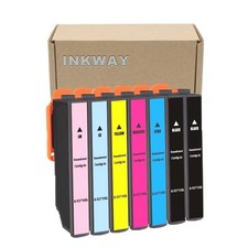 INKWAY 277XL Ink Cartridge for Epson XP-960 XP-970 XP-850 XP-950 (2 Black, 1 picture
