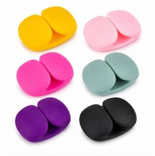 10PCS Silicone Cable Organizer Clips Cord Holder Charger Wire Management Tidy picture